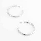 GILDA EARRINGS 42MM SILVER