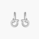 TIE PETITE EARRINGS SILVER