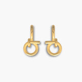 TIE PETITE EARRINGS GOLD