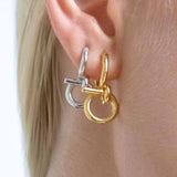 TIE PETITE EARRINGS GOLD