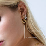 TIE PETITE EARRINGS GOLD